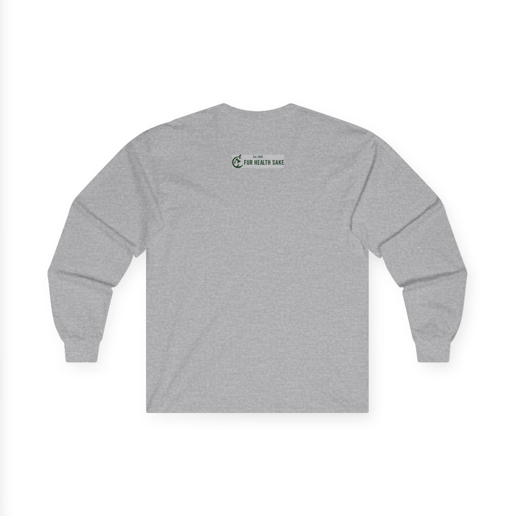 Because Loyalty Runs Both Ways Long Sleeve Tee — Veteran & Dog Lover Military Tribute Shirt