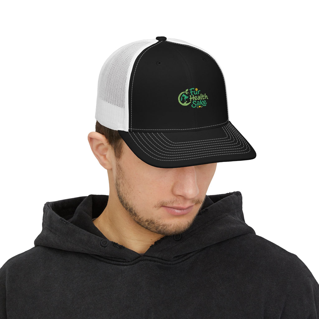 Fur Health Sake Trucker Cap — Embroidered