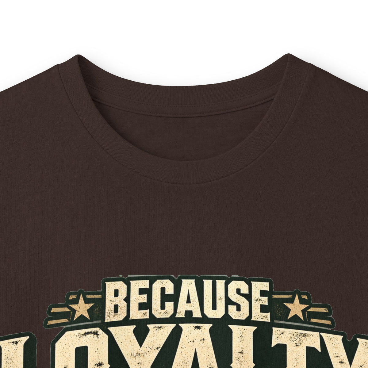 Because Loyalty Runs Both Ways Long Sleeve Tee — Veteran & Dog Lover Military Tribute Shirt