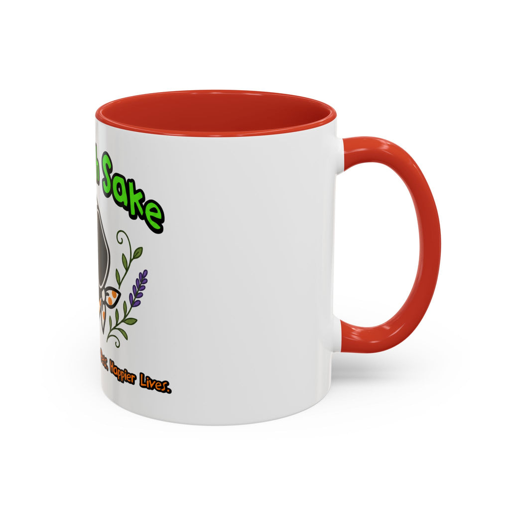 Dog Lover Coffee Mug — “Fur Health Sake” Cute Dachshund Accent Mug (11/15oz)