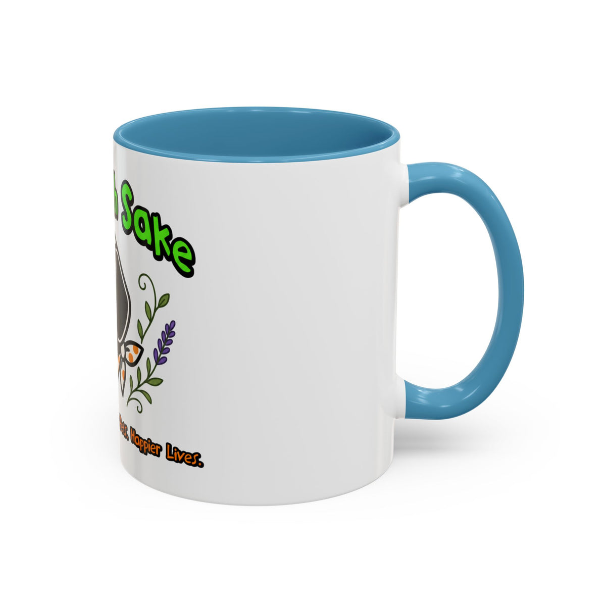 Dog Lover Coffee Mug — “Fur Health Sake” Cute Dachshund Accent Mug (11/15oz)