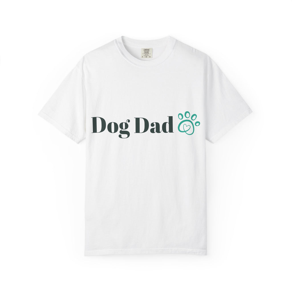 Dog Dad T-Shirt – Paw Print Graphic Tee for Dog Lovers