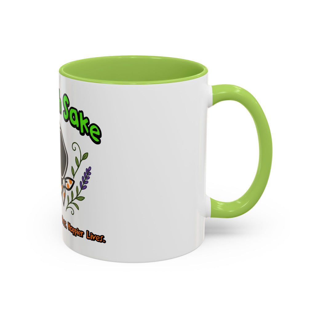 Dog Lover Coffee Mug — “Fur Health Sake” Cute Dachshund Accent Mug (11/15oz)