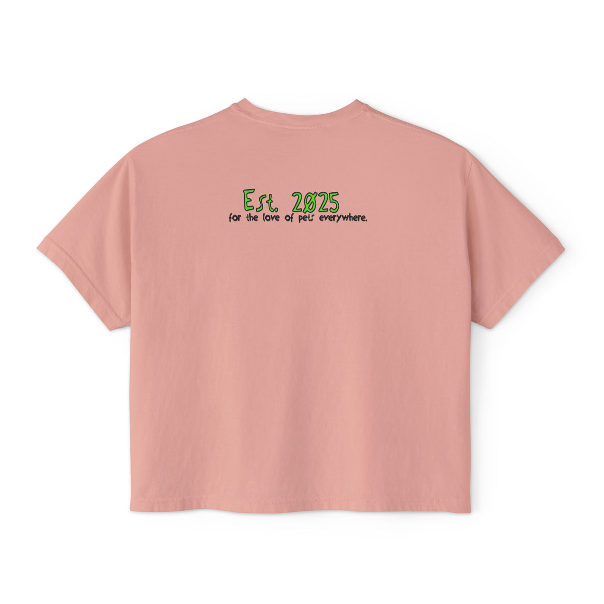 Fur Health Sake Women's Boxy Tee — Cute Dachshund Pet Wellness Shirt (Est. 2025)
