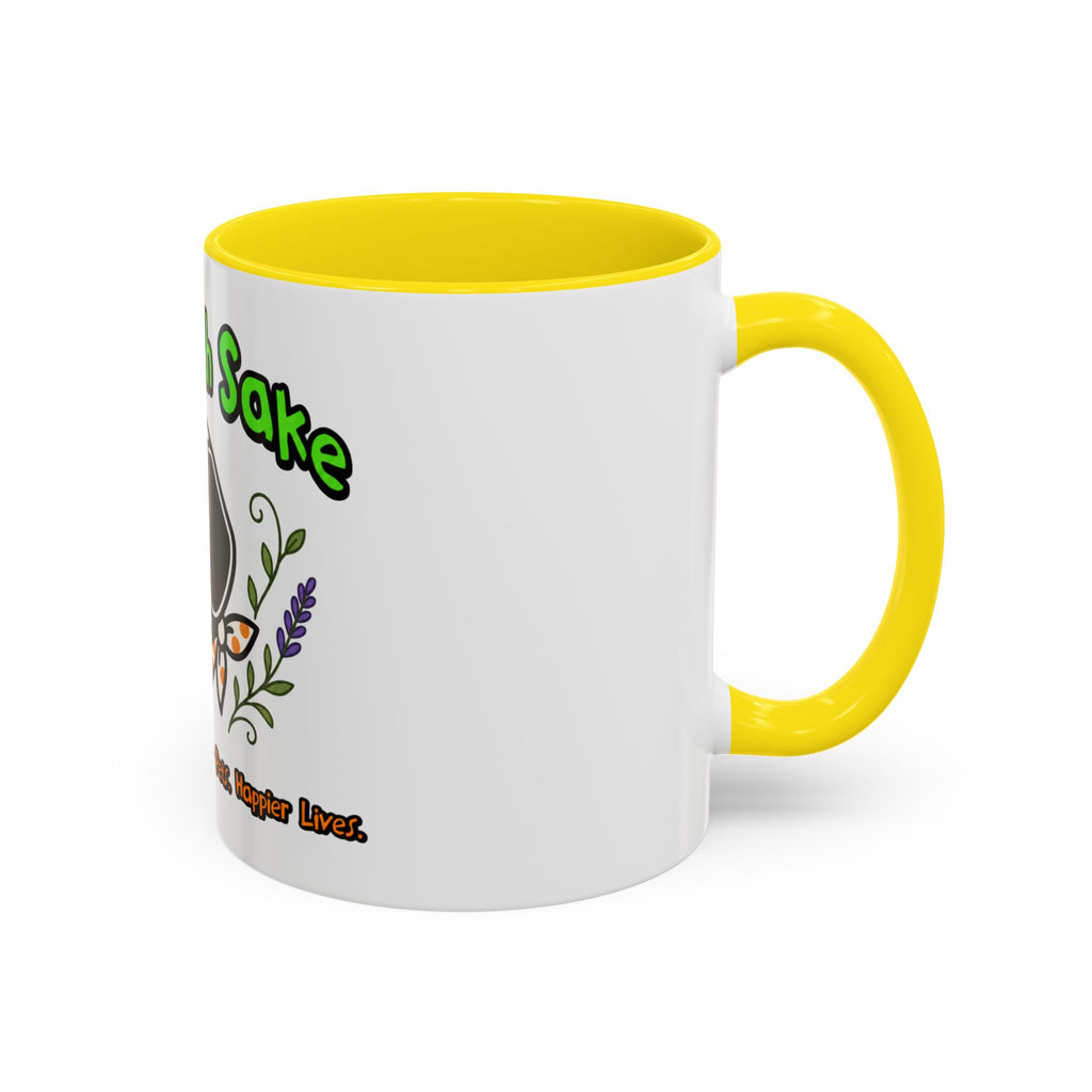 Dog Lover Coffee Mug — “Fur Health Sake” Cute Dachshund Accent Mug (11/15oz)