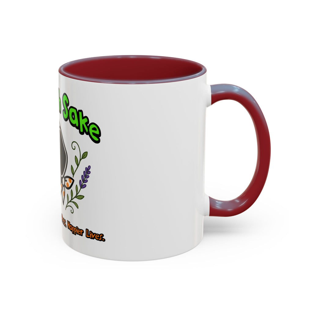 Dog Lover Coffee Mug — “Fur Health Sake” Cute Dachshund Accent Mug (11/15oz)