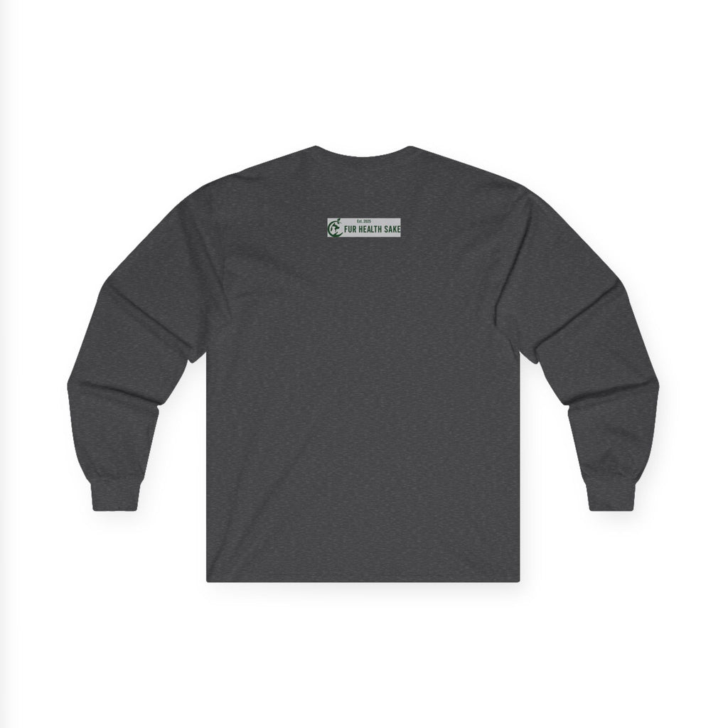 Because Loyalty Runs Both Ways Long Sleeve Tee — Veteran & Dog Lover Military Tribute Shirt