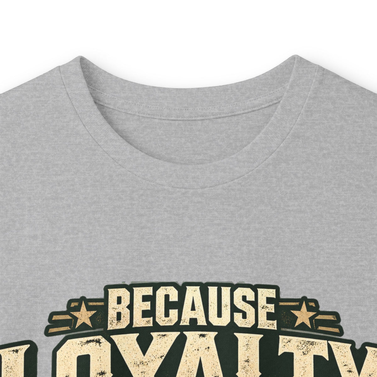 Because Loyalty Runs Both Ways Long Sleeve Tee — Veteran & Dog Lover Military Tribute Shirt