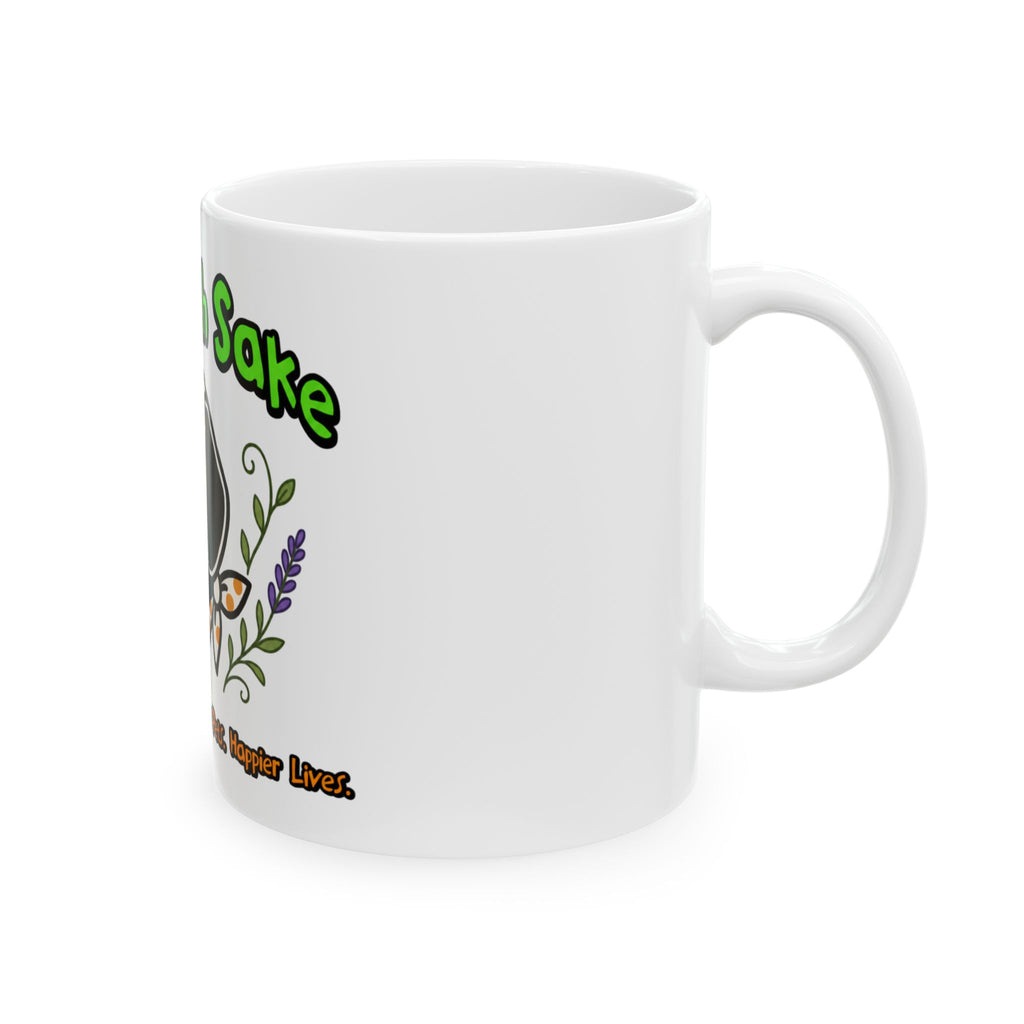 Dog Lover Ceramic Mug — “Fur Health Sake” Coffee Cup (11oz, 15oz)